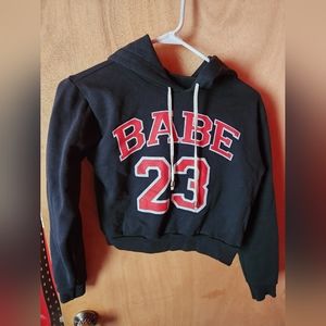Babe #23 Crop Hoodie